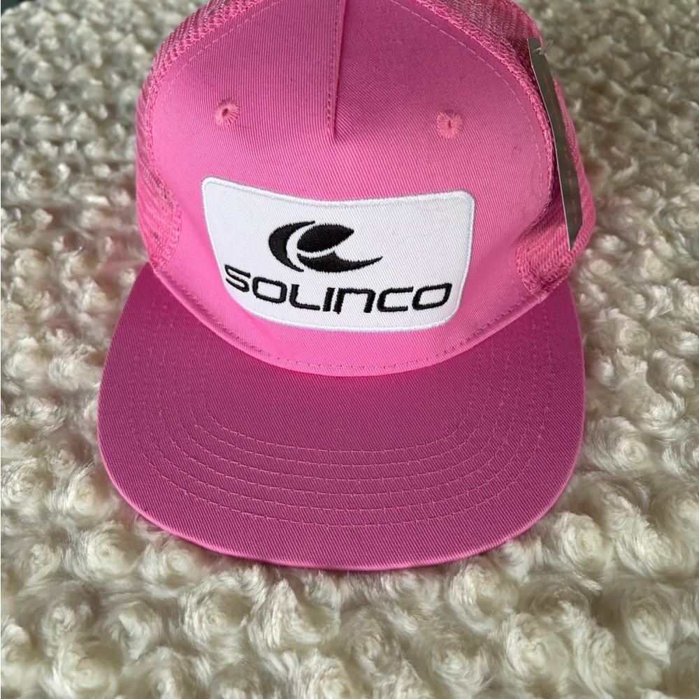 Pink Mesh Trucker Hat - Picture 2 of 5